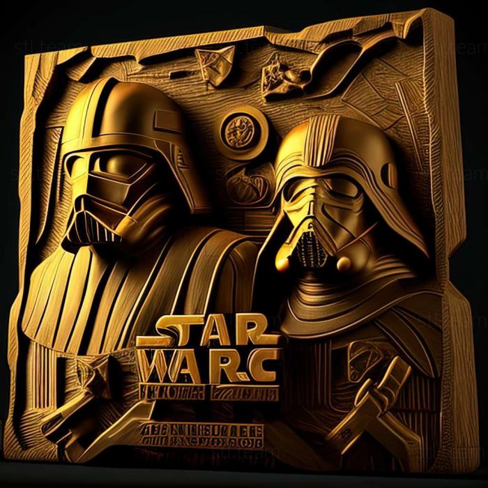 3D модель Звездные войны: Империя в войне, золотая игра (STL)